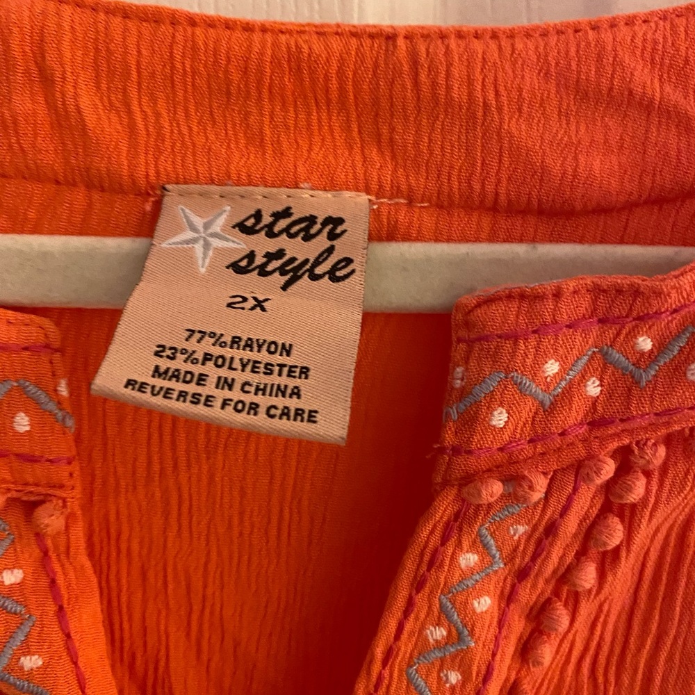 Plus Size Boho Tank Top - Picture 2 of 5
